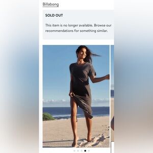 Billabong Charcoal Maxi Dress